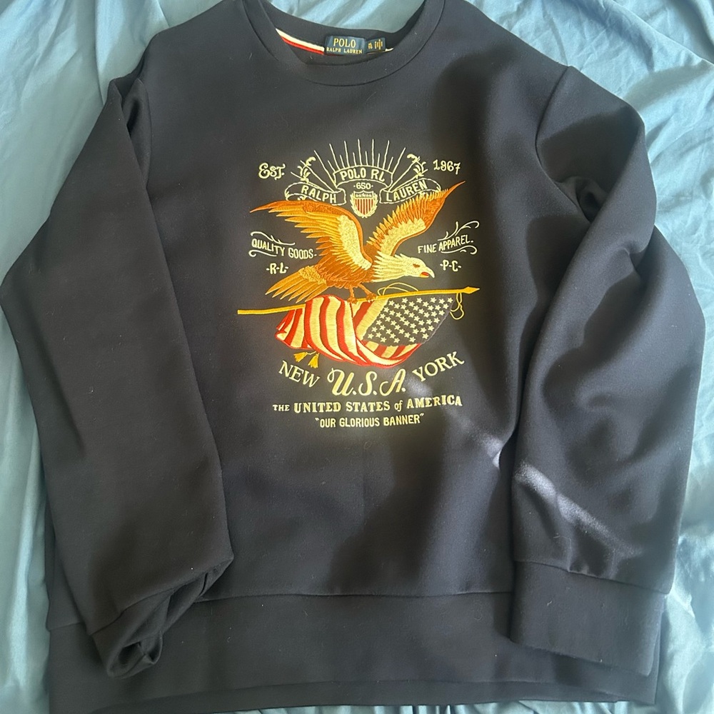 Polo by Ralph Lauren Black Crewneck Sweater